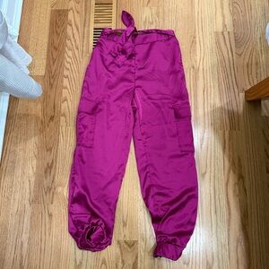 Sincerely Jules Kids Fuchsia Cargo Pants
